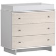 Little Seeds Maple Lane Dove 3 Drawer Changing Table in White