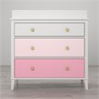 Little Seeds Monarch Hill Poppy Wood 3 Drawer Changing Table in Pink