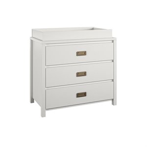 little seeds monarch hill haven 3 drawer white changing dresser