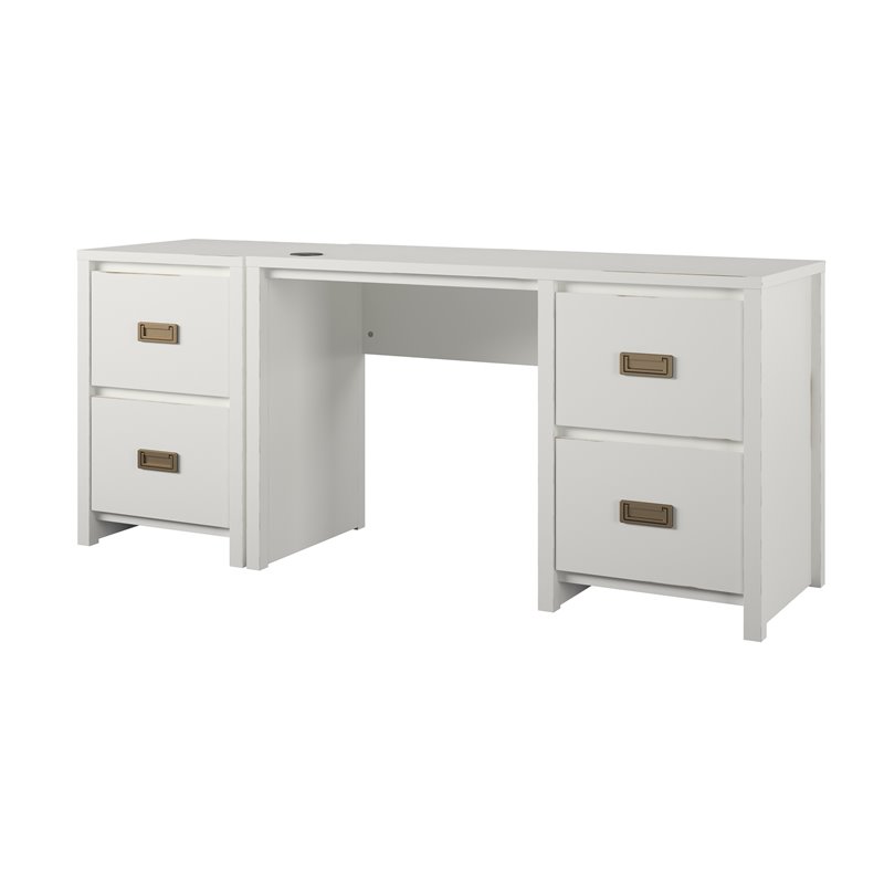 Little Seeds Monarch Hill Haven Single Pedestal Desk and Nightstand
