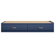 Little Seeds Sierra Ridge Mesa Twin Bed with Storage in Blue