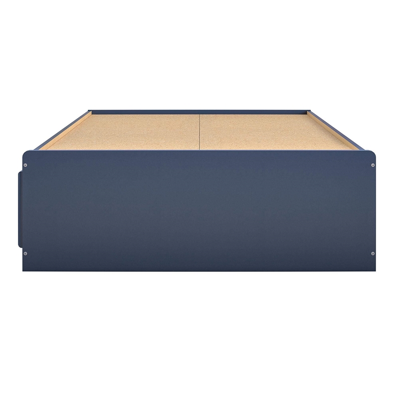 Little Seeds Sierra Ridge Mesa Twin Bed with Storage in Blue