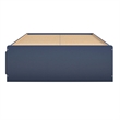 Little Seeds Sierra Ridge Mesa Twin Bed with Storage in Blue