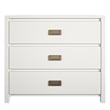 Little Seeds Monarch Hill Haven 3 Drawer White Kids Dresser