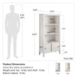 Little Seeds Monarch Hill Poppy White Bookcase
