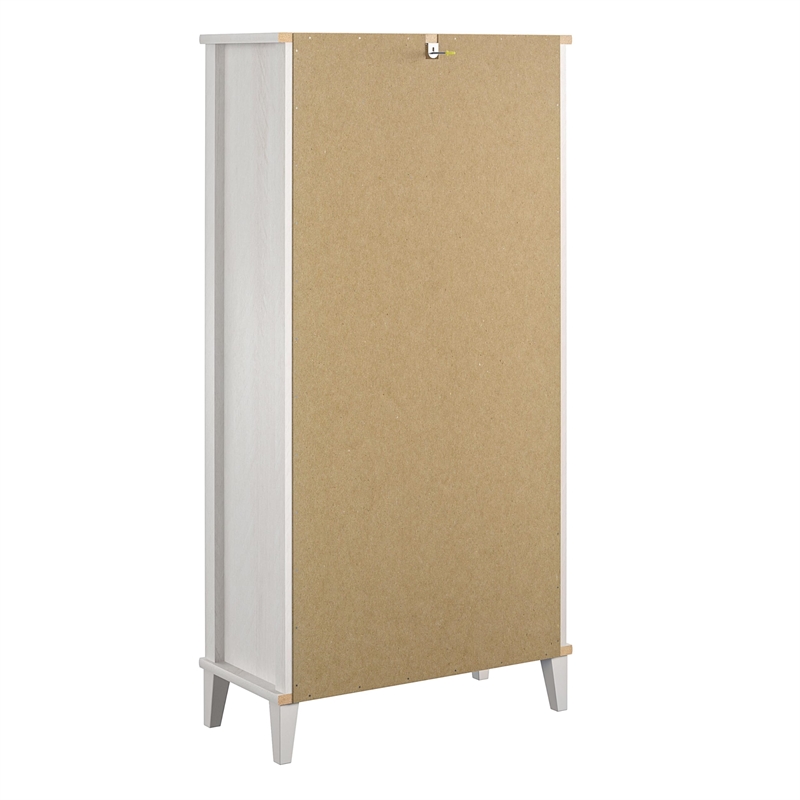 Little Seeds Monarch Hill Poppy White Bookcase
