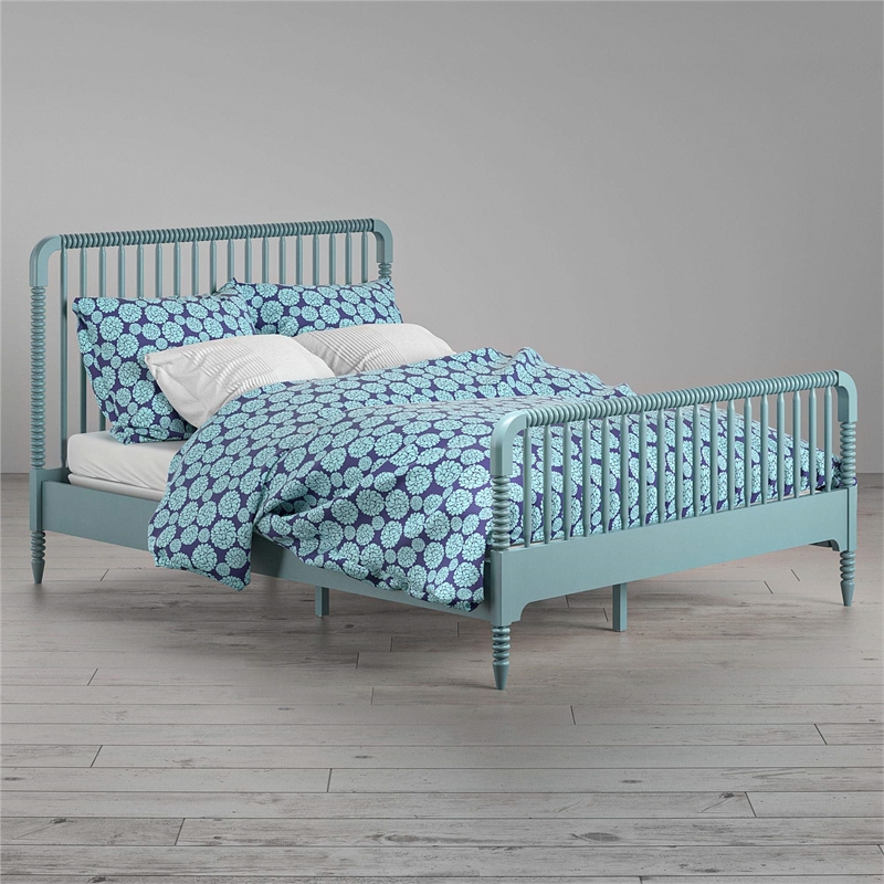 Little Seeds Rowan Valley Linden Kids Full Size Teal Bedframe