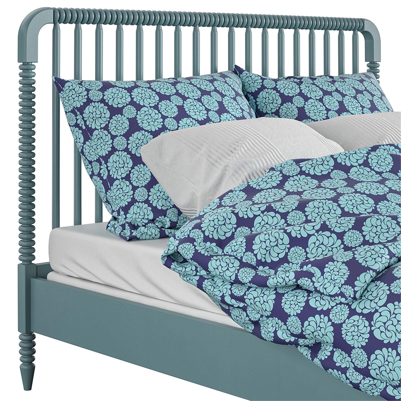 Little Seeds Rowan Valley Linden Kids Full Size Teal Bedframe