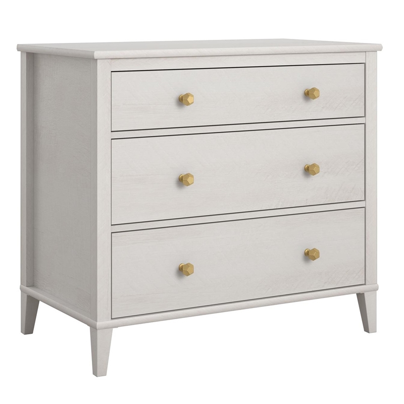 Little Seeds Monarch Hill Poppy Ivory Oak 3 Drawer Dresser Cymax Business