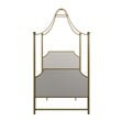 Little Seeds Monarch Hill Clementine Canopy Twin Bed in Gold