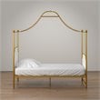 Little Seeds Monarch Hill Clementine Canopy Twin Bed in Gold