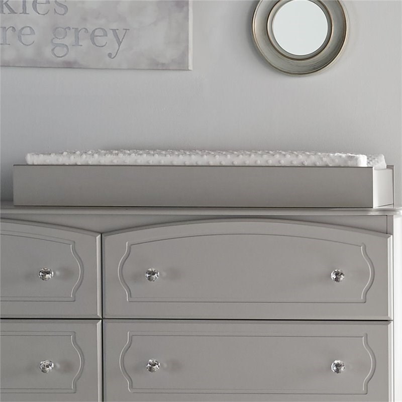 Little Seeds Transitional Rowan Valley Laren Changing Table Topper in Gray