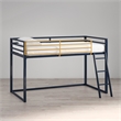 Little Seeds Monarch Hill Haven Twin Metal Junior Loft Bed in Navy