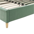 Little Seeds Monarch Hill Ambrosia Teal Full Size Upholstered Bed