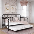 Little Seeds Willow Black Metal Daybed with Trundle