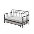Little Seeds Willow Black Metal Daybed with Trundle