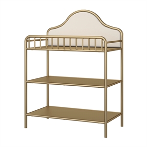 Little Seeds Traditional Piper Metal Changing Table in Gold