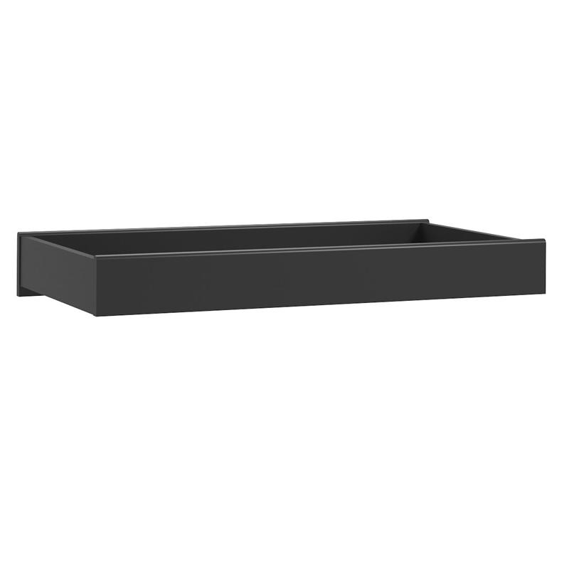 Little Seeds Modern Monarch Hill Hawken Wood Changing Table Topper in Black