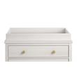 Little Seeds Modern Monarch Hill Poppy Wood Changing Table Topper in Off-White