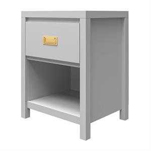 little seeds monarch hill haven dove grey kids 1 drawer nightstand