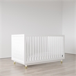 Little Seeds Aviary 3-in-1 Crib with Adjustable Mattress Height in White