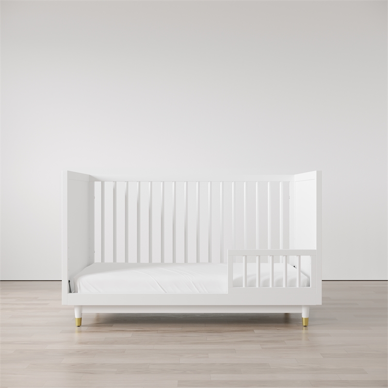 Little Seeds Aviary Toddler Rail with Spindles in White
