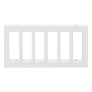 Little Seeds Aviary Toddler Rail with Spindles in White
