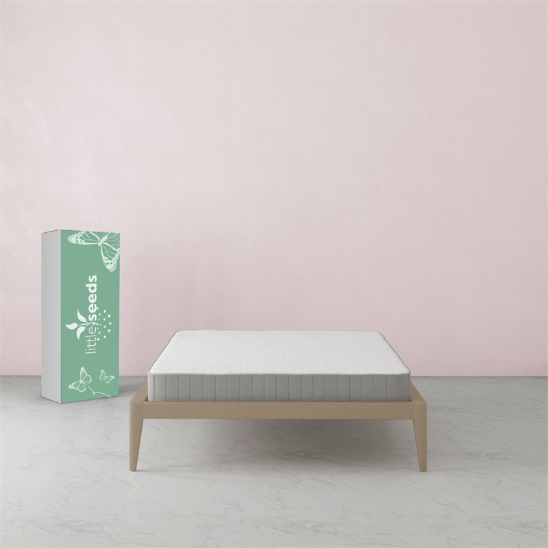 Little Seeds Moonglow 6 Inch Reversible Innerspring Mattress in a Box Full Size