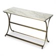 Maklaine Console Table in Travertine