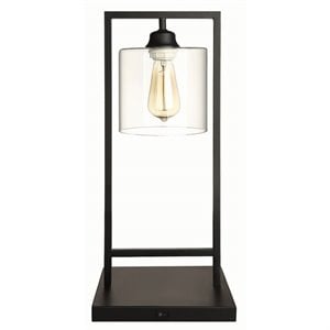 maklaine table lamp in black