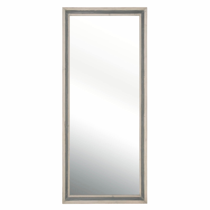 Maklaine Mirror in Cream and Gray