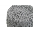 Maklaine Rope Weave Accent Table in Platinum