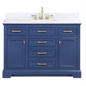 Maklaine 48&quot Single Vanity in Blue