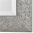 Maklaine Contemporary Decorative Mirror in Silver