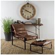 Maklaine Leather Chair in Cocoa Brown