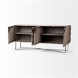 Maklaine 4 Cabinet Door Sideboard in Gold