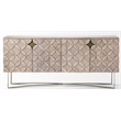 Maklaine 4 Cabinet Door Sideboard in Gold