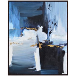 Maklaine Traditional Wall Art Painting in Multicolor Canvas Finish
