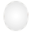 Maklaine Unique Polygonal Shaped Mirror in All Glass