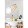 Maklaine Unique Polygonal Shaped Mirror in All Glass