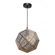 Maklaine Scandinavian Polished and Lacqered Brass Ceiling Fixture