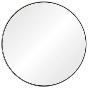 Maklaine Scandinavian 30&quot Round Decorative Mirror