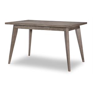maklaine modern fixed top pub table in ash brown finish wood