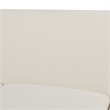 Maklaine Modern Recessed Arm Sofa Metal Casters in Light Beige