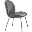 Maklaine Contemporary Gray Velvet Dining Chair (Set of 2)