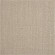 Maklaine Transitional Solid Wood and Fabric Upholstered Accent Bench in Cream