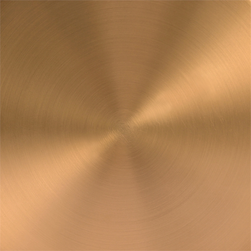 Maklaine Industrial Two Tone Metal Floor Lamp in Black with Brass Accents