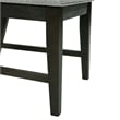 Maklaine Transitional Wood Standard Height Arm Chair Set in Gray