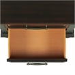 Maklaine Transitional Styled Wood 6-Drawer Chest in Black Finish