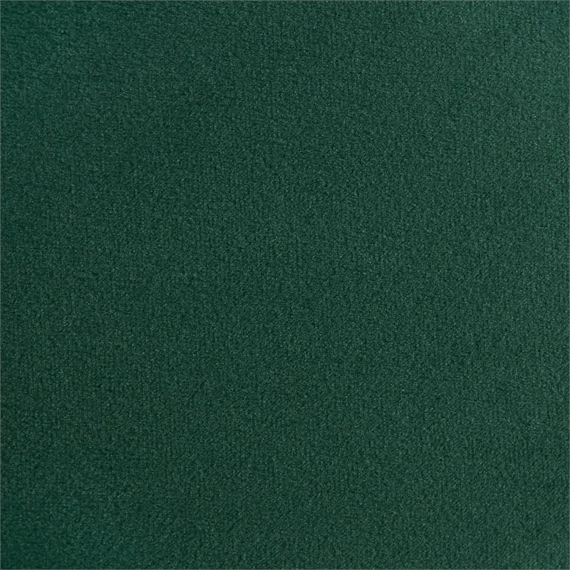 Maklaine Modern Velvet Tufted Storage Ottoman in Green Finish